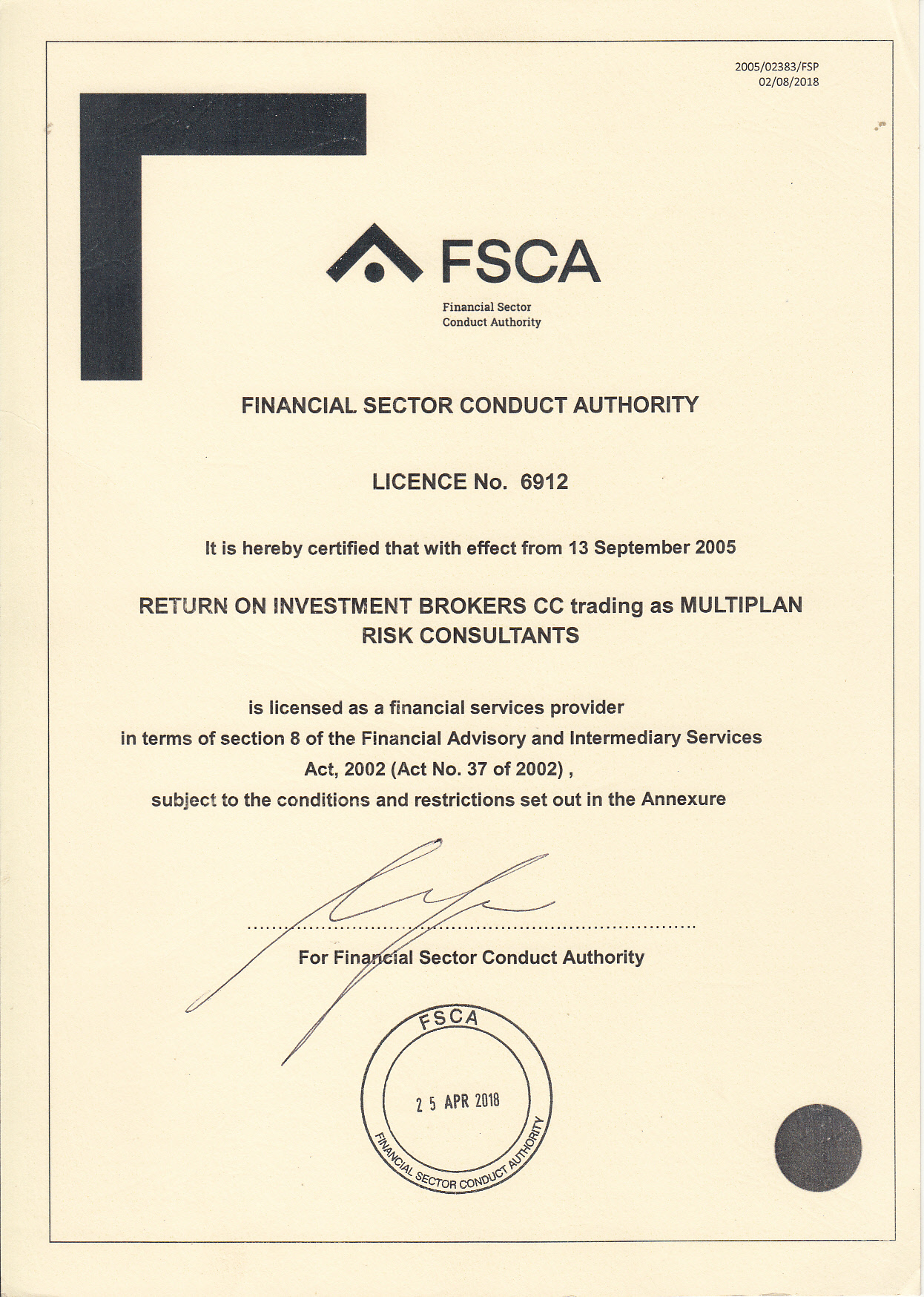 FSCA